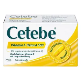 CETEBE C-vitamin kapsler med forlænget frigivelse 500 mg, 60 stk