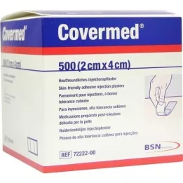 COVERMED Injektionsplaster 2x4 cm, 500 stk