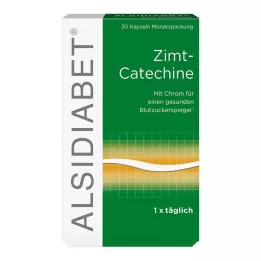 ALSIDIABET Kanelkatechiner til diabetes type II kapsler, 30 stk