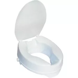 TOILETTENSITZERHÖHUNG 13 cm uden låg+holdeclips, 1 stk