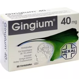 GINGIUM Filmovertrukne tabletter, 50 stk