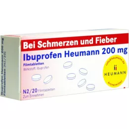 IBUPROFEN Heumann 200 mg filmovertrukne tabletter, 20 stk