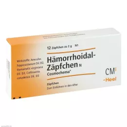 HÄMORRHOIDAL Suppositorier N Cosmochema, 12 stk