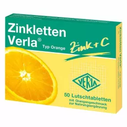 ZINKLETTEN Verla Orange sugetabletter, 50 stk