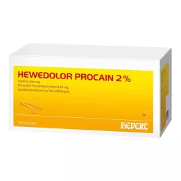 HEWEDOLOR Procaine 2% ampuller, 100 stk