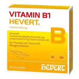 VITAMIN B1 HEVERT ampuller, 10 stk