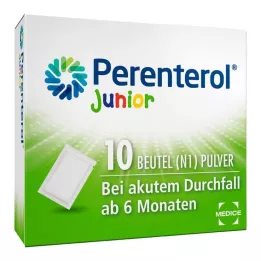 PERENTEROL Junior 250 mg pulverflaske, 10 stk