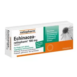 ECHINACEA-RATIOPHARM 100 mg tabletter, 20 stk