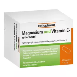 MAGNESIUM UND VITAMIN E-ratiopharm kapsler, 60 stk