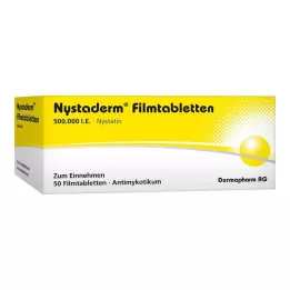NYSTADERM Filmovertrukne tabletter, 50 stk