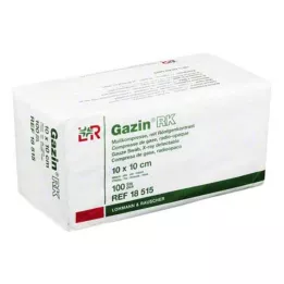 GAZIN Gaze komp 10x10 cm usteril 16-fold RK, 100 stk