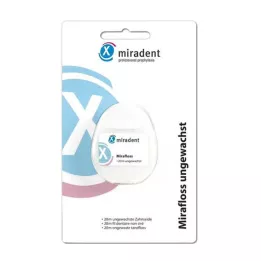 MIRADENT Mirafloss tandtråd uvokset 20 m, 1 stk