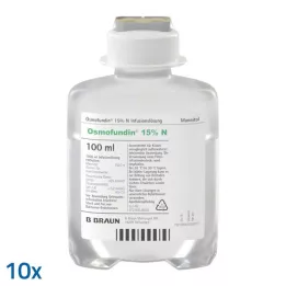OSMOFUNDIN 15% N Ecoflac Pl Infusionsopløsning, 10X100 ml