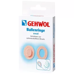 GEHWOL Kugleringe ovale, 6 stk