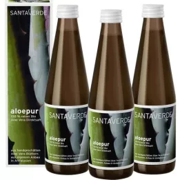 ALOE VERA SAFT 100% økologisk økonomipakke, 3X330 ml