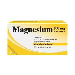 MAGNESIUM 100 mg Jenapharm tabletter, 100 stk