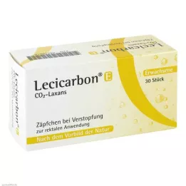 LECICARBON E CO2 Laxans Voksenstikpiller, 30 stk
