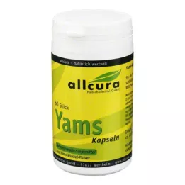 YAMS Kapsler 250 mg yamspulver, 60 stk