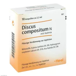 DISCUS compositum N med Kalmia ampuller, 10 stk