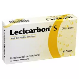 LECICARBON S CO2 Laxans Suppositorier, 10 stk