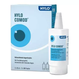 HYLO-COMOD Øjendråber, 2X10 ml
