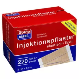 GOTHAPLAST Injektionsplaster 2x6 cm, 220 stk