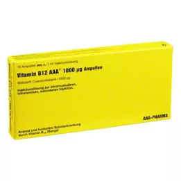 VITAMIN B12 AAA 1000 μg ampuller, 10X1 ml