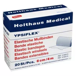 MULLBINDEN elastik 6 cmx4 m, 20 stk