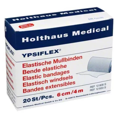 MULLBINDEN elastik 6 cmx4 m, 20 stk