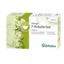 SIDROGA Wellness 7-urtetefilterposer, 20X2,0 g