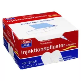 GOTHAPLAST Injektionsplaster følsom 1,7x4 cm, 400 stk