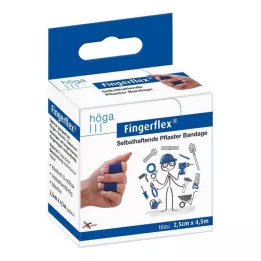 FINGERFLEX 2,5 cmx4,5 m blå latexfri, 1 stk