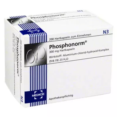 PHOSPHONORM Hårde kapsler, 200 stk