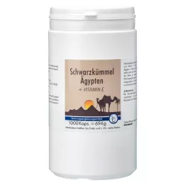 SCHWARZKÜMMEL ÄGYPTEN+E kapsler, 1000 stk