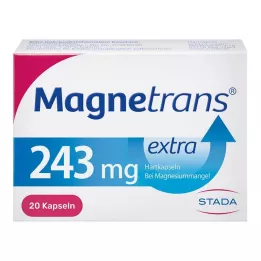 MAGNETRANS ekstra 243 mg hårde kapsler, 20 stk