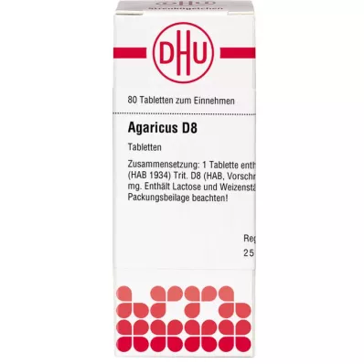 AGARICUS D 8 tabletter, 80 stk AGARICUS D 8 tabletter, 80 stk