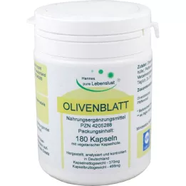 OLIVENBLATT-Ekstrakt Vegi Kapsler, 180 stk