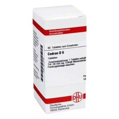 CEDRON D 6 tabletter, 80 stk CEDRON D 6 tabletter, 80 stk
