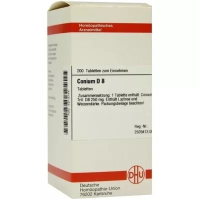 CONIUM D 8 tabletter, 200 stk