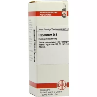 HYPERICUM D 8 Fortynding, 20 ml