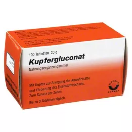 KUPFERGLUCONAT Tabletter, 100 stk