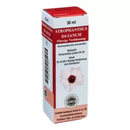 STROPHANTHUS D 4 Sanum dråber, 30 ml