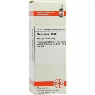 SELENIUM D 30 Fortynding, 20 ml SELENIUM D 30 Fortynding, 20 ml