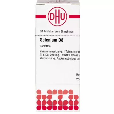 SELENIUM D 8 tabletter, 80 stk SELENIUM D 8 tabletter, 80 stk