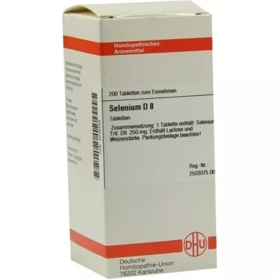 SELENIUM D 8 tabletter, 200 stk