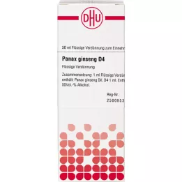 PANAX GINSENG D4-fortynding, 50 ml