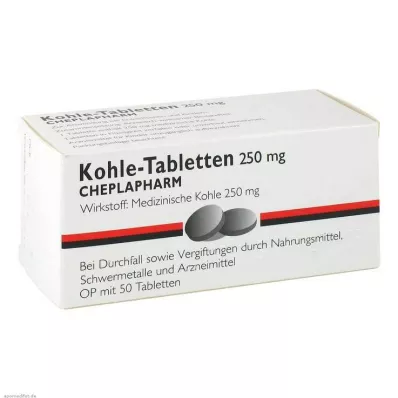 KOHLE Tabletter, 50 stk