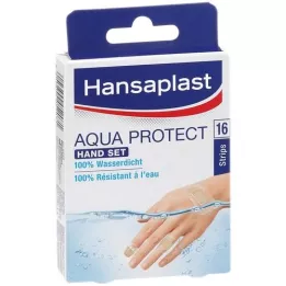 HANSAPLAST Aqua Protect Plaster Håndsæt, 16 stk