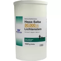 HEPA SALBE 30.000 IE Lichtenstein, 1000 g