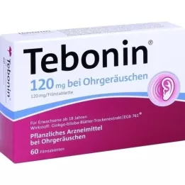 TEBONIN 120 mg til ringen for ørerne filmovertrukne tabletter, 60 stk